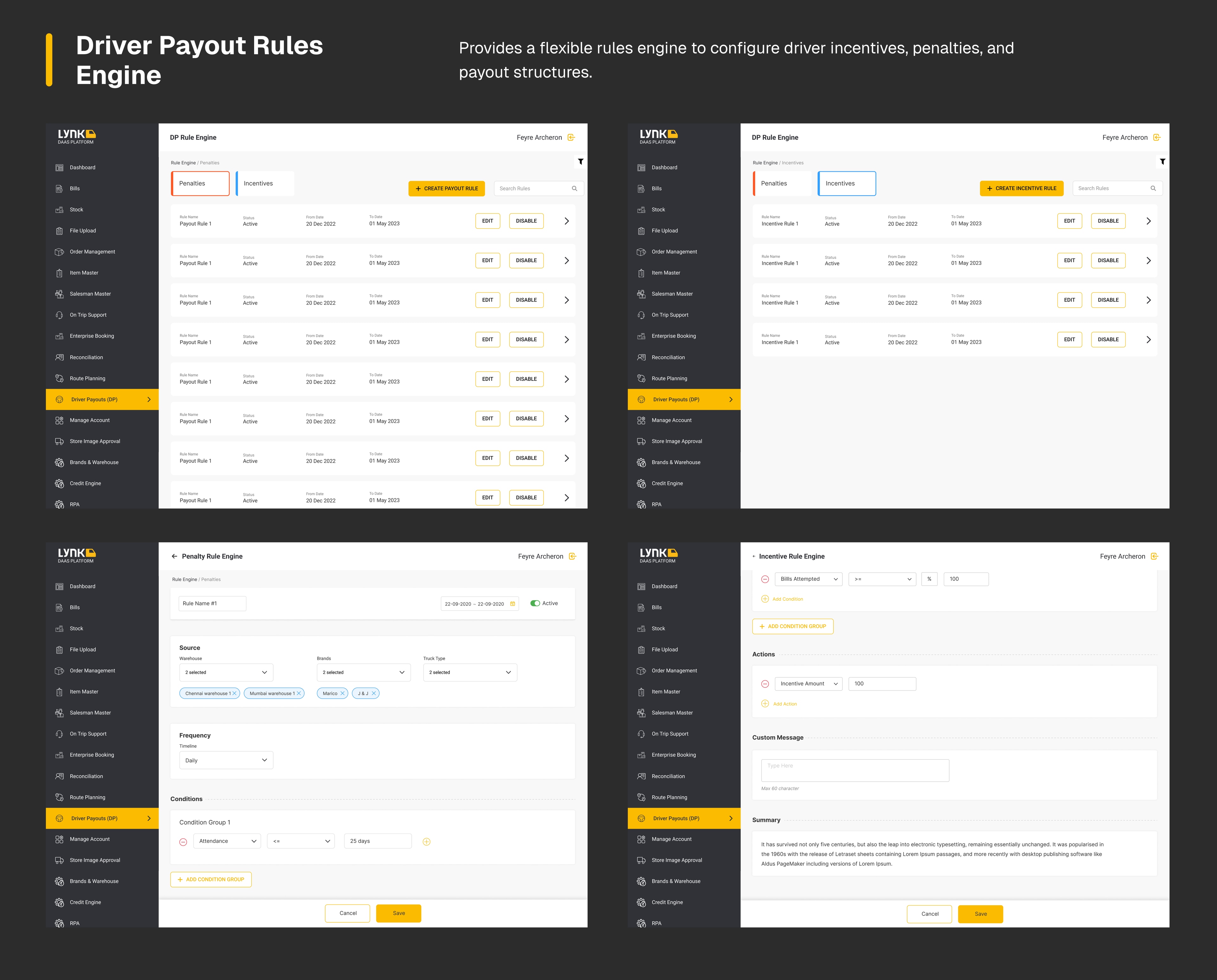 Merlin — Payout Rules Engine 1